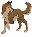 Balto Sketch Coloured in