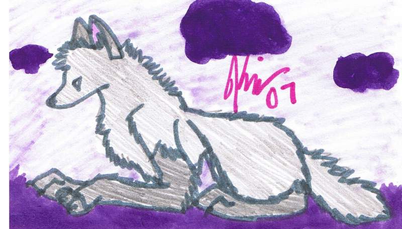 purple