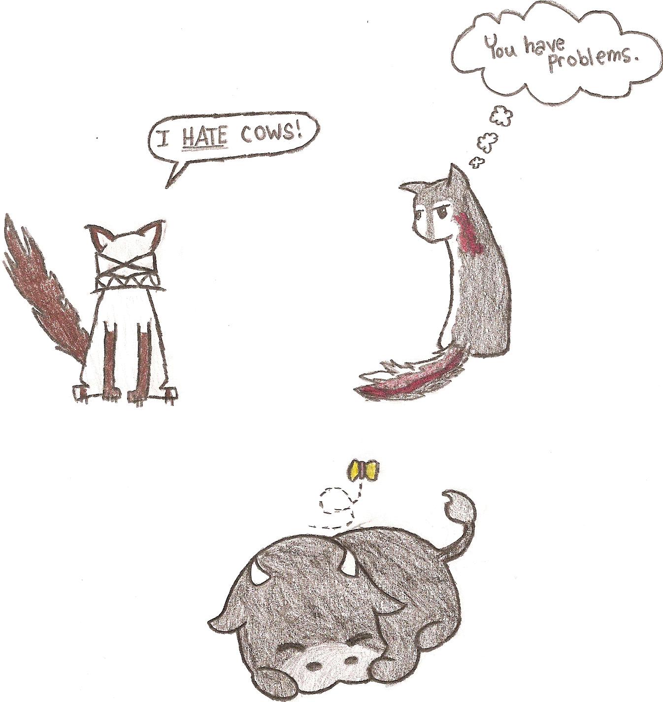 I hate cows!