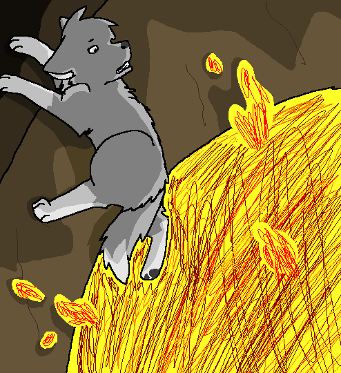 ''Slipping Into the Lava..''