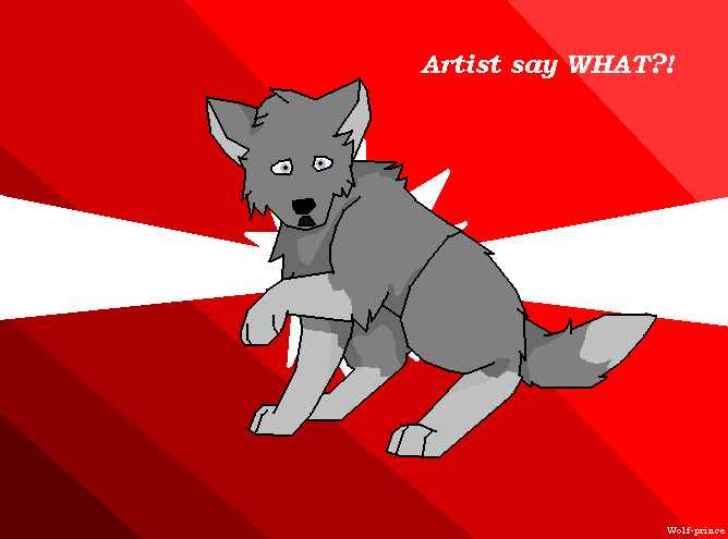 Artist say WHAT?!