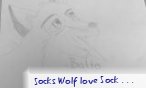 Socks Wolf love Socks