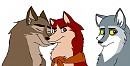 Jenna, Balto and Emma