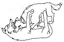 Wolf and Dog