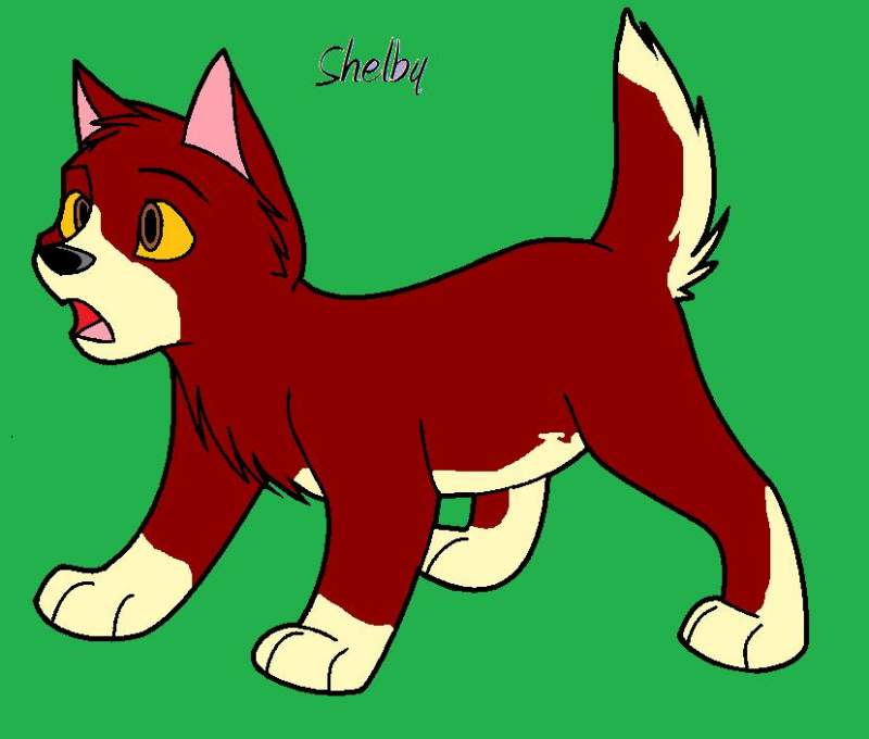 My version of the red-faced pup