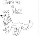 Jenna as a WOLF
