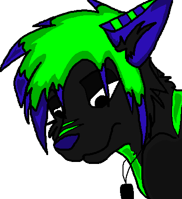 Random fursona headshot