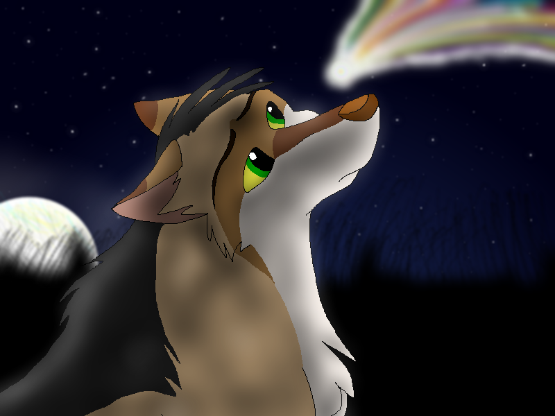 Colorful Rainbow Comet :3