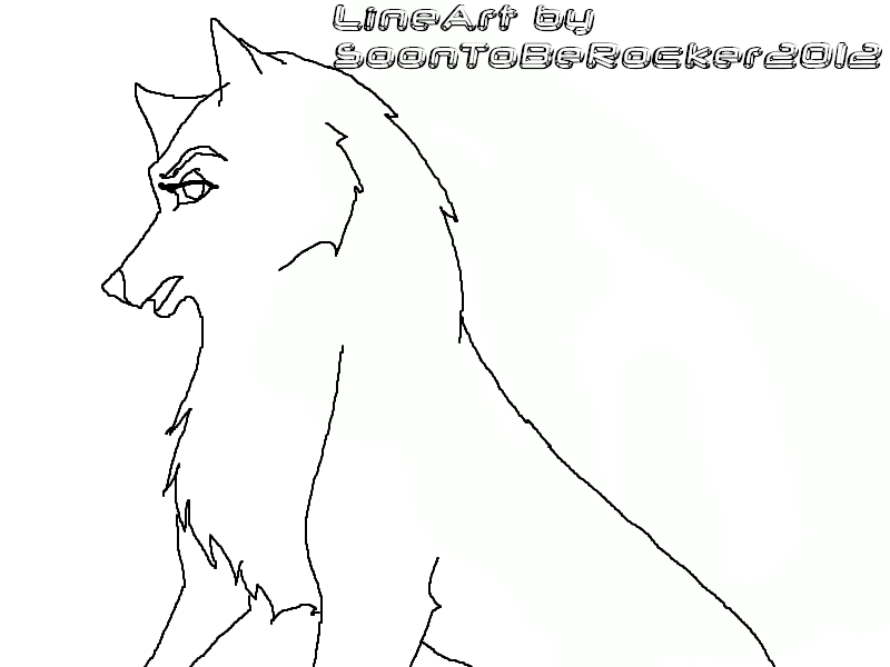 Annoyed Female LineArt