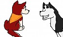 Jenna and Steele as pups