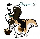 Yolk(: and Abbey Rose(: Fan pup: Clipper(: