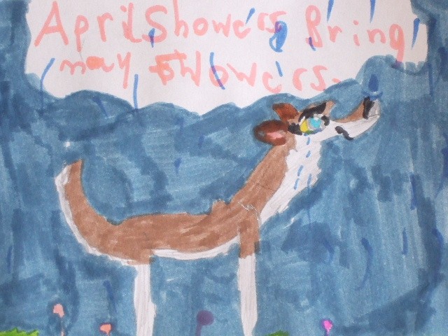 April showers bring may flowers.