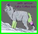 GIFT ART FOR PURPLE PUMPKIN SEED
