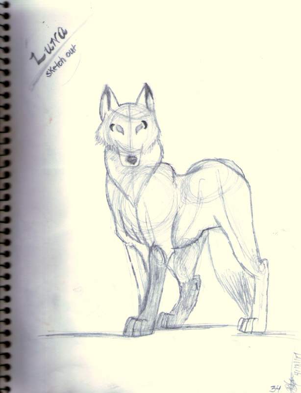 Luna Sketched Out