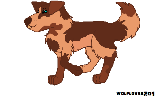 Mutt Drawing- Adoptable.
