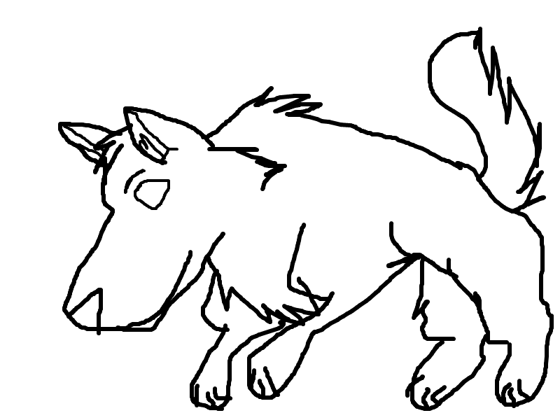 more wolflineart