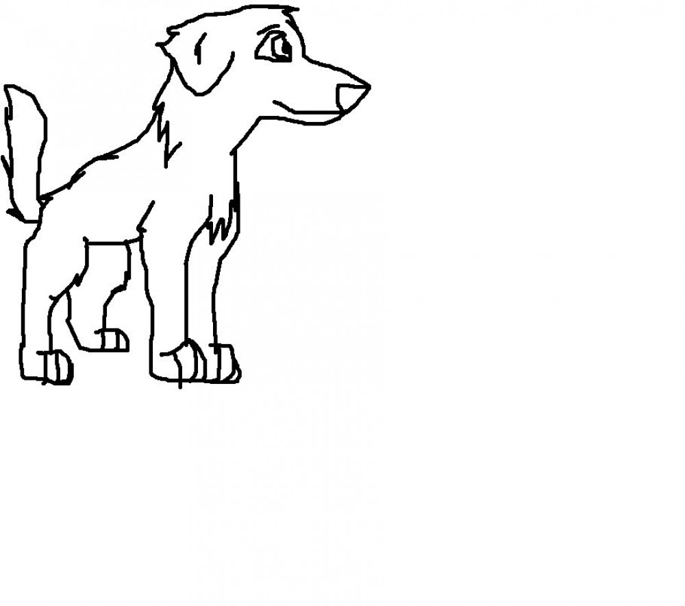 dog lineart