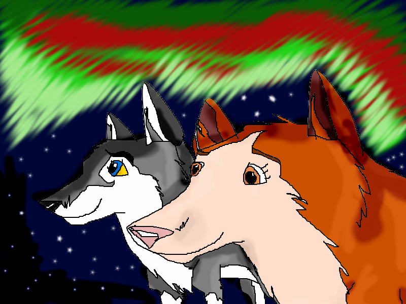 Tash and White fang