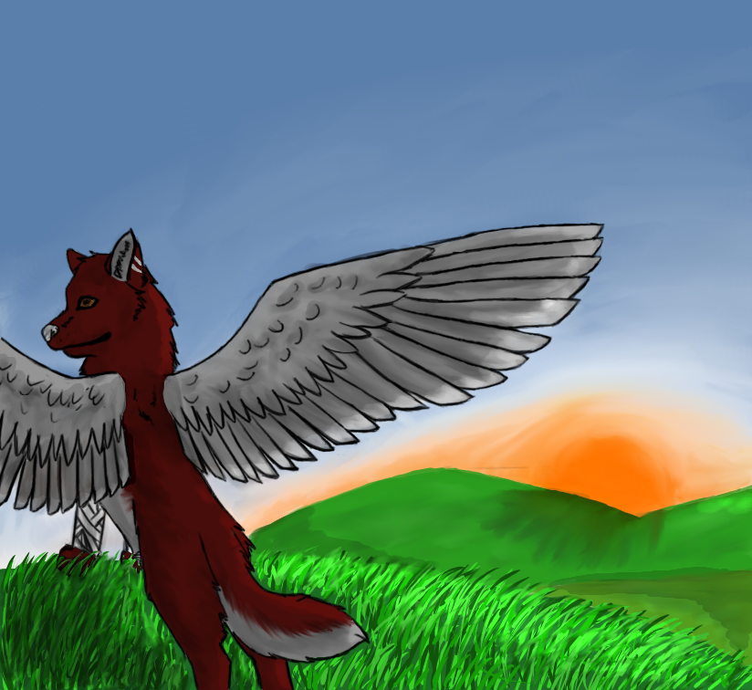Over the plains