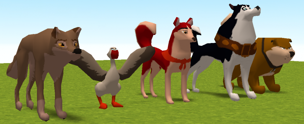  low poly dogs circa 1995