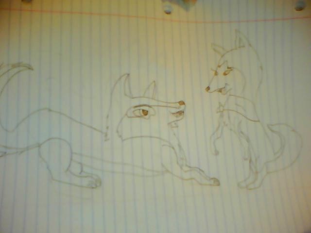 Young Balto & Jenna at play.