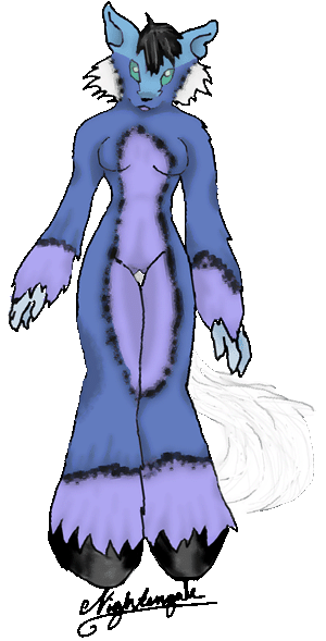 Nightengale-furry fursona