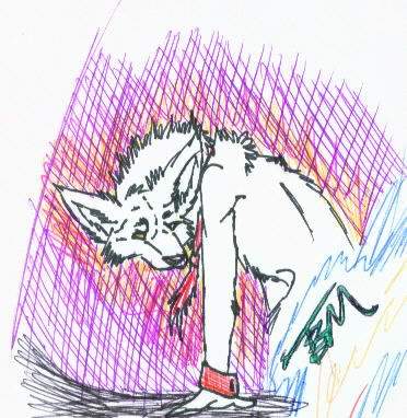 The Boogy Man ink doodle