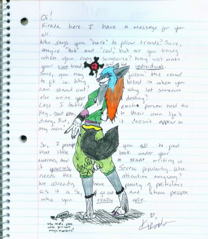 Messages in arts.