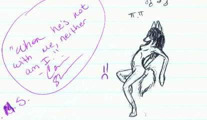 Anthro doodle and Quote