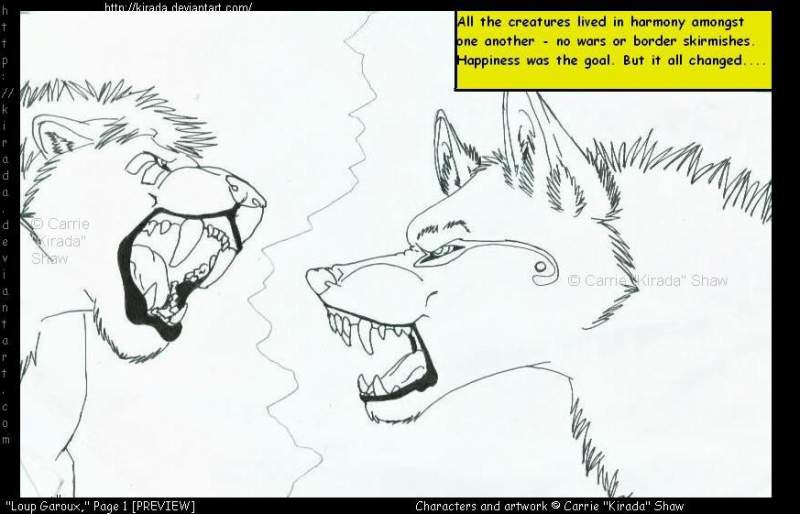 Loup Garoux - Page one PREVIEW