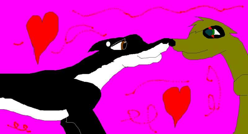 Zasha and Shade love bugs
