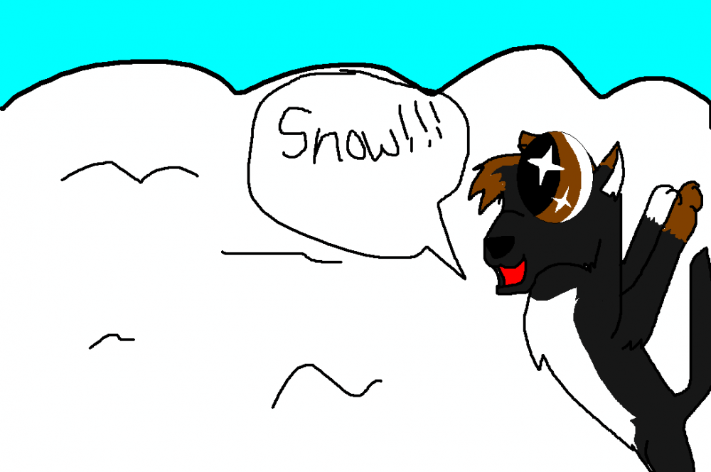 Snow again