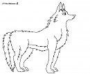 Wolf Lineart