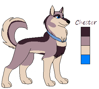 Detail Chester (celeste)