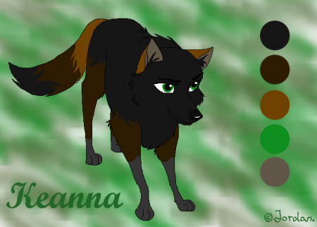 Detail Keanna. (New fursona).
