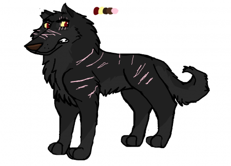 Detail Fang/black wolf