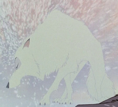 Detail White Wolf