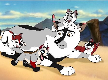 Storm and the pups