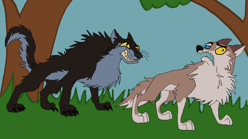 The Menacing Kitty-Wolf and The Derp