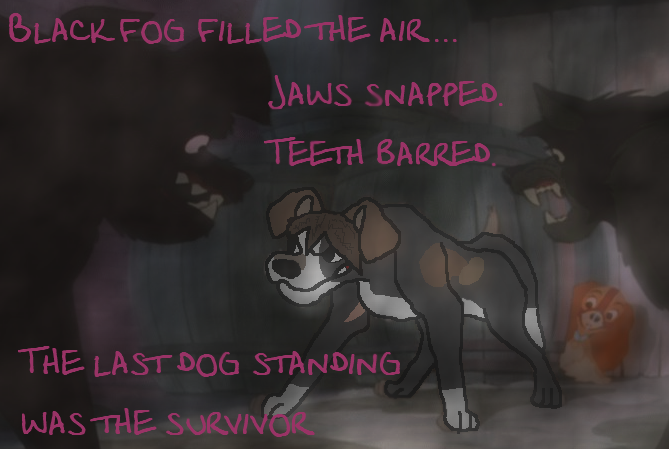 Black fog filled the air