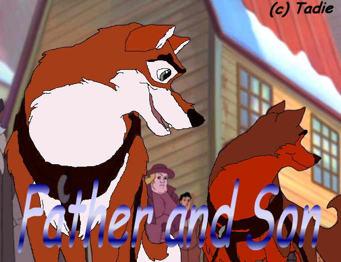 Taka and Dakota (wlfhusky)