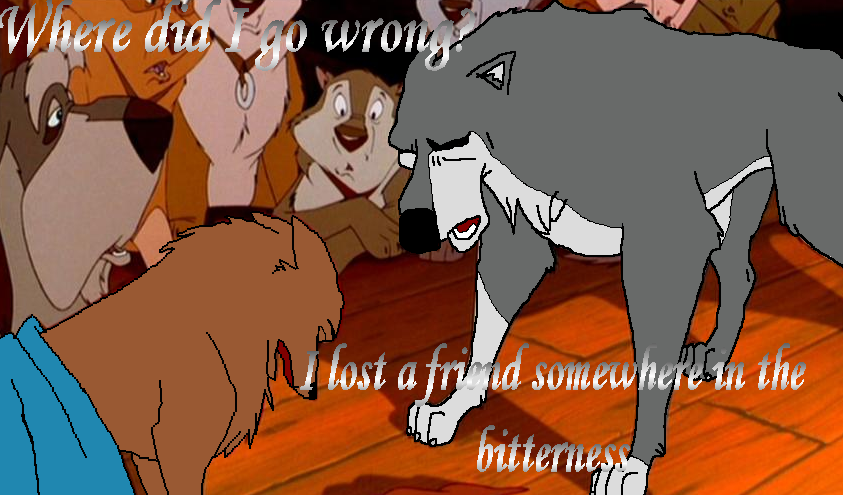 Where did I go wrong? I lost a friend in the...