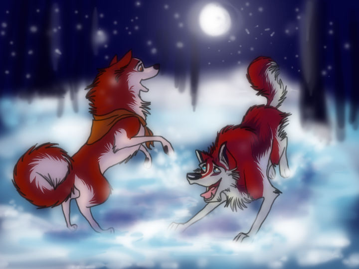 Walkin' in  a winter wonderland