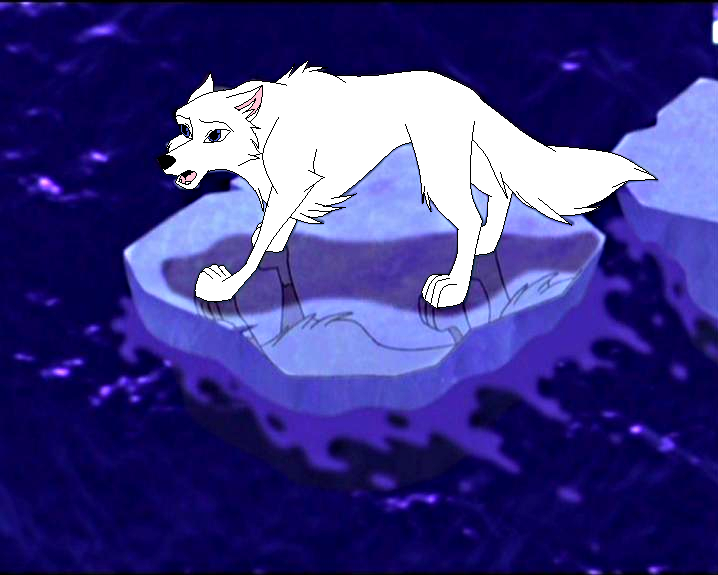 Poor Alpy stuck on ice...