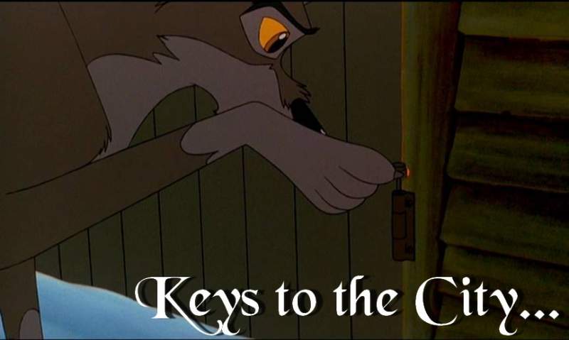 Keys to the city.