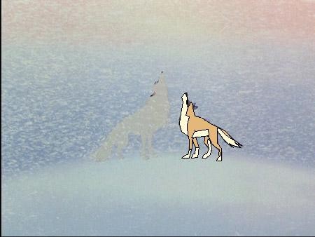 aleu howls with the white wolf