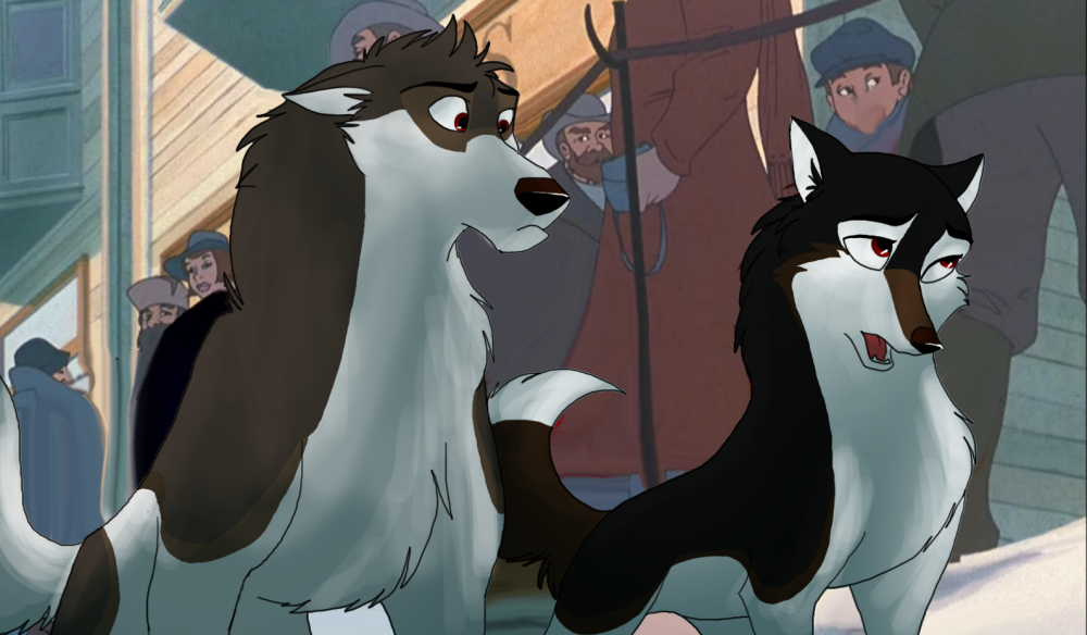 Siblings Out for a Walk