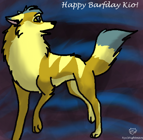 Happy Barfday Kio! < 3