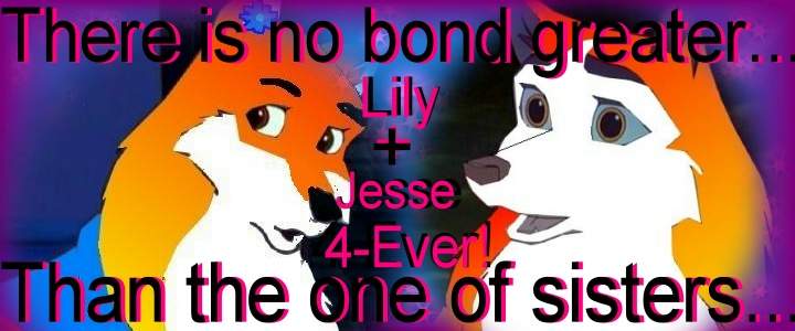 Lily and Jesse Banner