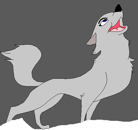 Female dog lineart - paint friendly